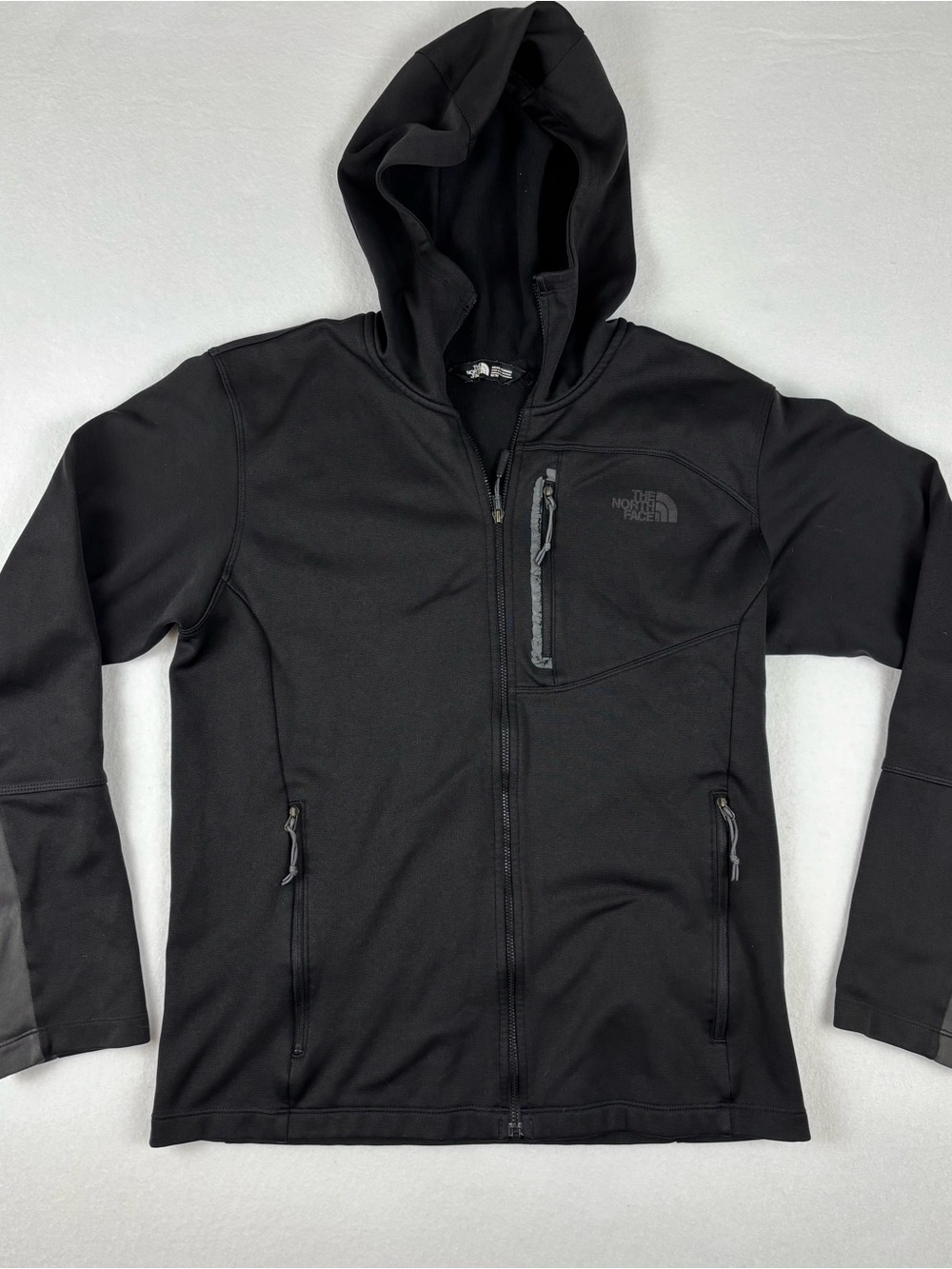 Men’s The North Face Black Full Zip Hooded Jacket Size Medium Outdoor